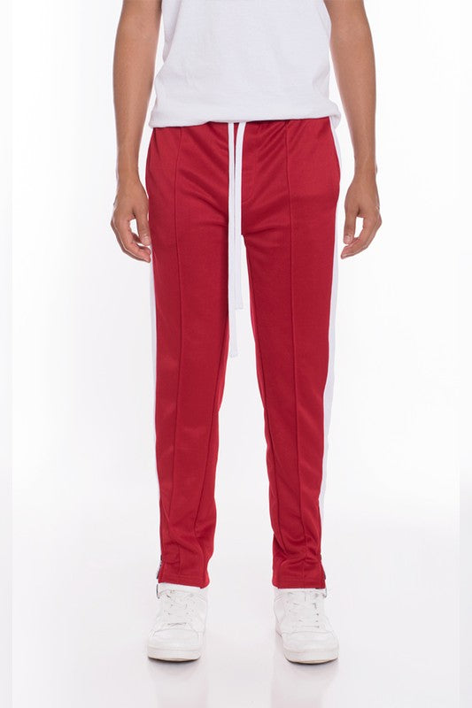 STRIPES TRICOT TAPERED PANTS