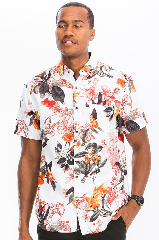 HAWAIIAN BUTTON DOWN SHIRT