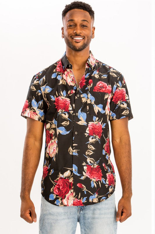 PRINT HAWAIIAN SHIRT