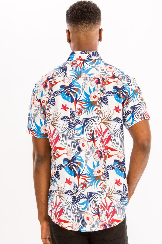 PRINT HAWAIIAN SHIRT