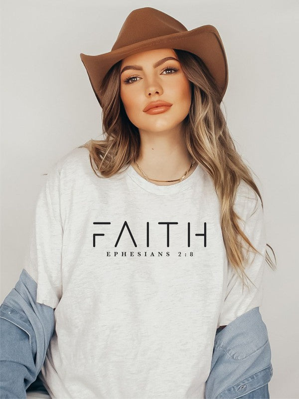 FAITH Ephesians 2 8 Short Sleeve Tee