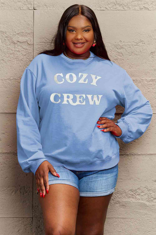 Simply Love Full Size COZY GREW Graphic Sweatshirt