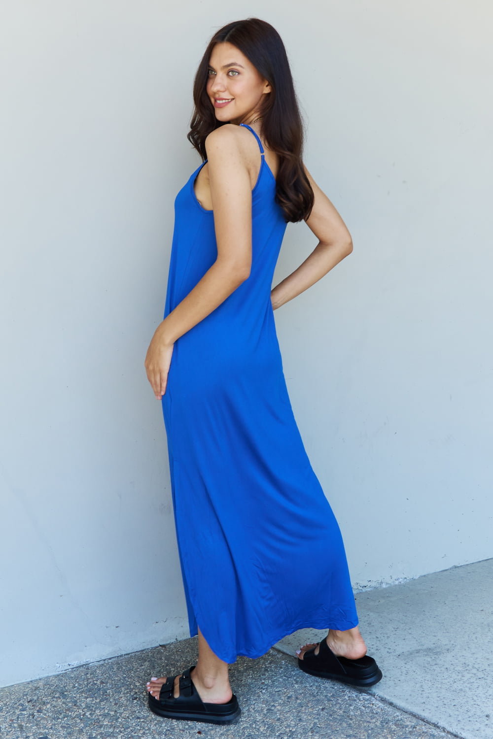 Ninexis Good Energy Cami Side Slit Maxi Dress