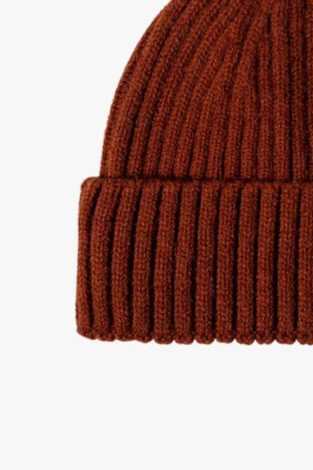 Rib-Knit Cuff Beanie